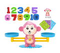 Brinquedo Matemático Montessori para Bebê, Equilíbrio De Macacos, Jogos Educativos, Brinquedos Number Learning, Material de Ensino