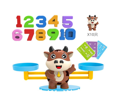 Brinquedo Matemático Montessori para Bebê, Equilíbrio De Macacos, Jogos Educativos, Brinquedos Number Learning, Material de Ensino