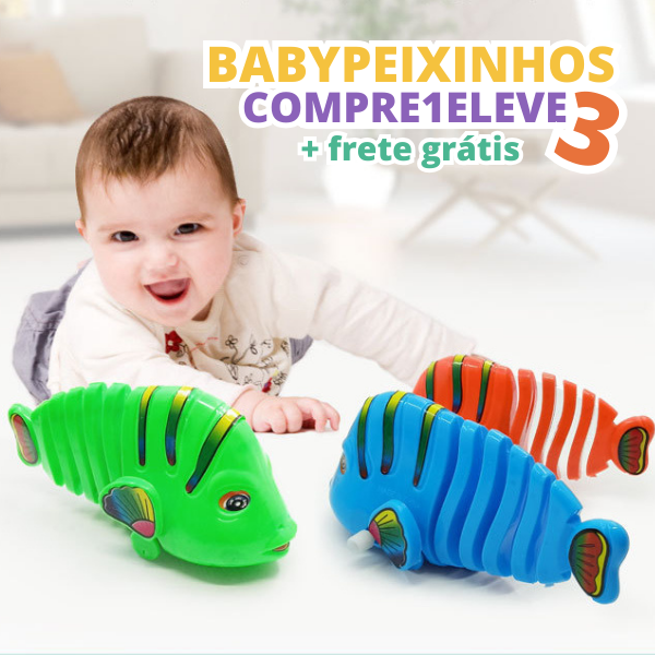 Baby Peixinhos™ - Brinquedo Sensorial e Estimulante