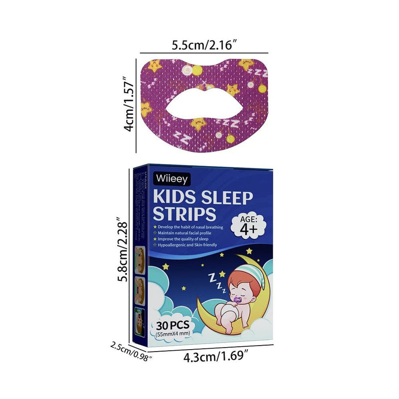 Adesivo kids anti-ronco melhora na respiraçao e na qualidade do sono