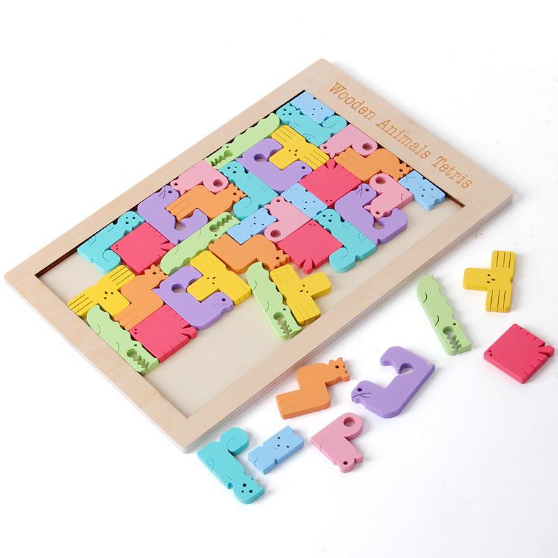 Tetris Animal - Quebra-cabeças Educativo