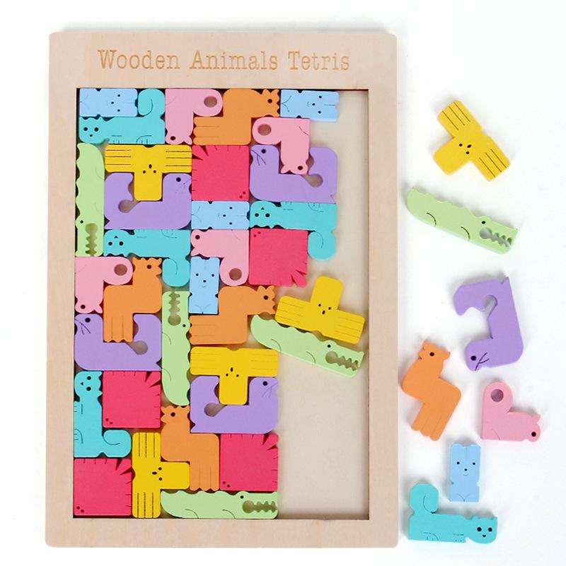 Tetris Animal - Quebra-cabeças Educativo