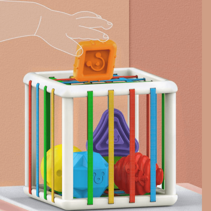 Cubo Brinquedo Montessori Educativo para Bebê