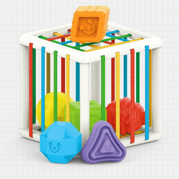 Cubo Brinquedo Montessori Educativo para Bebê